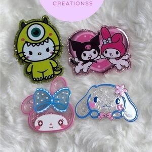 Cartoon character badge reels